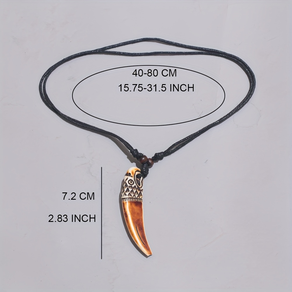Vintage Rope Braided Telescopic Couple Necklace Set Unisex Casual Accessory